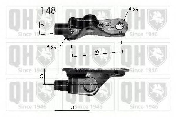 QUINTON HAZELL QTS840272 Газова пружина, кришка багажника