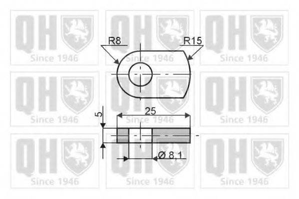 QUINTON HAZELL QTS128626 Газова пружина, капот