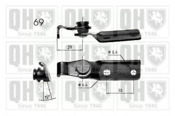 QUINTON HAZELL QTS840200 Газова пружина, кришка багажника