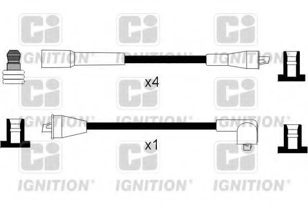 QUINTON HAZELL XC1075 Комплект дротів запалювання