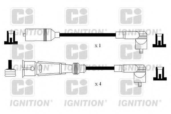 QUINTON HAZELL XC1197 Комплект дротів запалювання