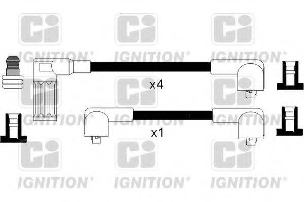 QUINTON HAZELL XC519 Комплект дротів запалювання