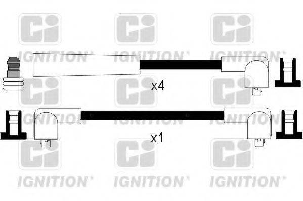 QUINTON HAZELL XC765 Комплект дротів запалювання