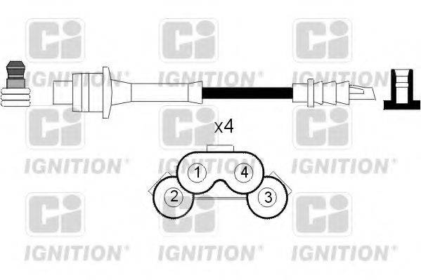 QUINTON HAZELL XC878 Комплект дротів запалювання