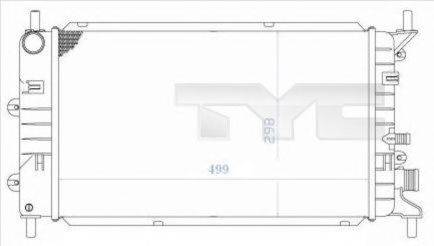 TYC 7100036 Радіатор, охолодження двигуна