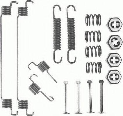 FERODO FBA126 Комплектуючі, гальмівна колодка