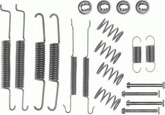 FERODO FBA57 Комплектуючі, гальмівна колодка