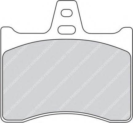 FERODO FDB1070 Комплект гальмівних колодок, дискове гальмо
