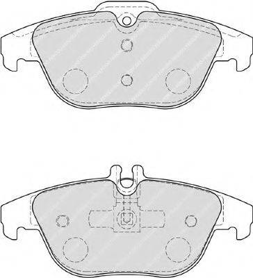 FERODO FDB4220 Комплект гальмівних колодок, дискове гальмо