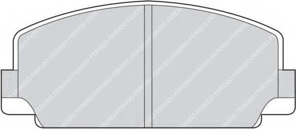 FERODO FDB77 Комплект гальмівних колодок, дискове гальмо