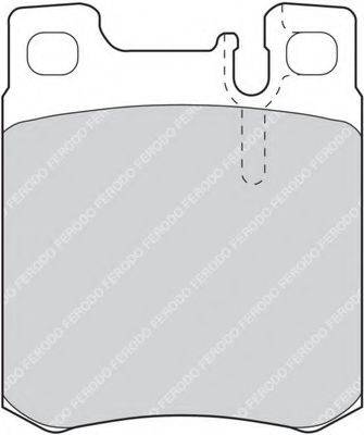 FERODO FDB799 Комплект гальмівних колодок, дискове гальмо