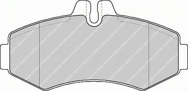 FERODO FVR1304 Комплект гальмівних колодок, дискове гальмо