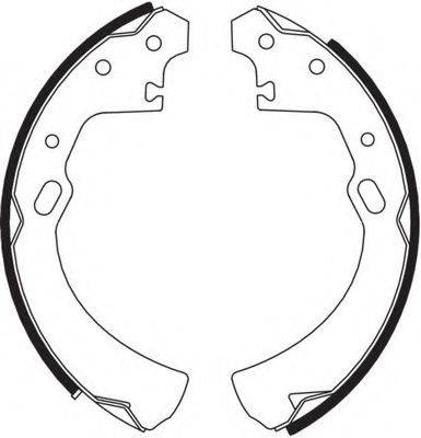 FERODO FSB551 Комплект гальмівних колодок