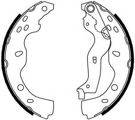 FERODO FSB691 Комплект гальмівних колодок