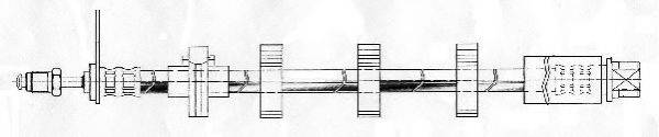 FERODO FHY2197 Гальмівний шланг