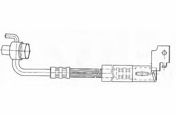 FERODO FHY2280 Гальмівний шланг