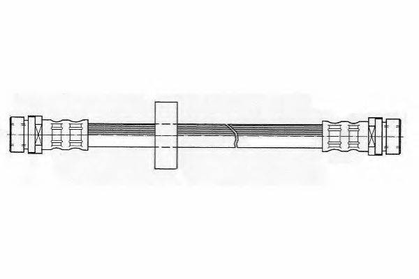 FERODO FHY2418 Гальмівний шланг