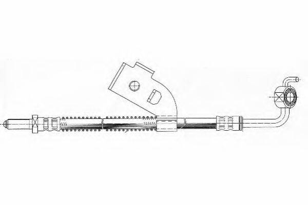 FERODO FHY2422 Гальмівний шланг