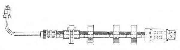 FERODO FHY2581 Гальмівний шланг