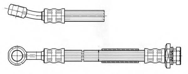 FERODO FHY2589 Гальмівний шланг