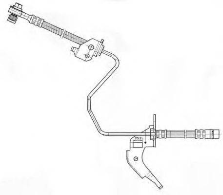 FERODO FHY2605 Гальмівний шланг