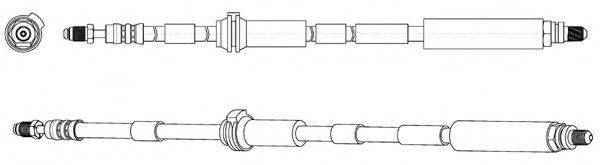 FERODO FHY2761 Гальмівний шланг