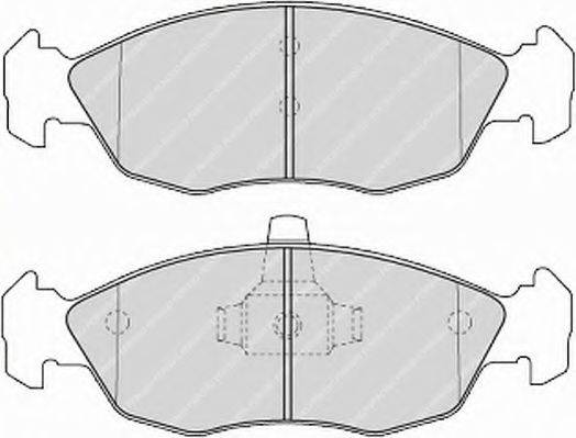 FERODO FSL1168 Комплект гальмівних колодок, дискове гальмо