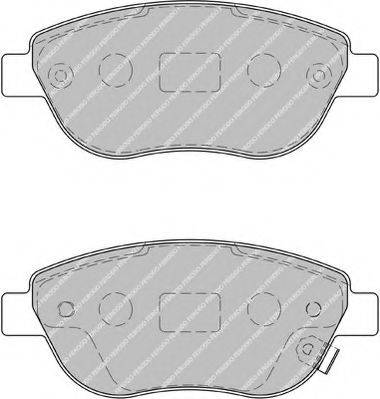 FERODO FSL1919 Комплект гальмівних колодок, дискове гальмо