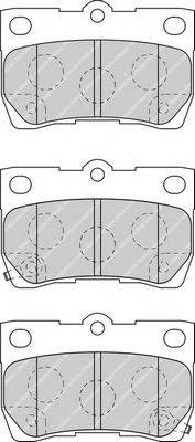 FERODO FSL4001 Комплект гальмівних колодок, дискове гальмо