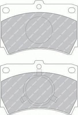 FERODO FSL487 Комплект гальмівних колодок, дискове гальмо