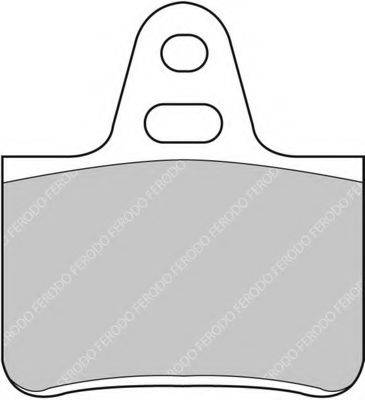 FERODO FDB99 Комплект гальмівних колодок, дискове гальмо