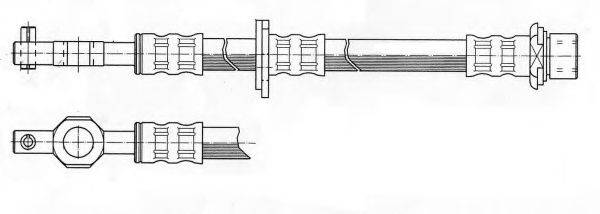 FERODO FHY3085 Гальмівний шланг