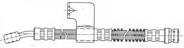 FERODO FHY3143 Гальмівний шланг