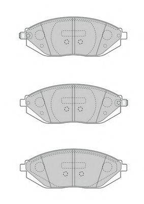 FERODO FSL4669 Комплект гальмівних колодок, дискове гальмо