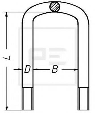 PE AUTOMOTIVE 14500500A Драбина ресори