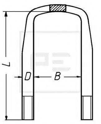 PE AUTOMOTIVE 01512500A Драбина ресори