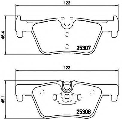 BREMBO P06071 Комплект гальмівних колодок, дискове гальмо