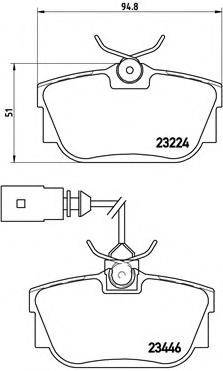 BREMBO P85046 Комплект гальмівних колодок, дискове гальмо