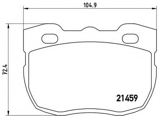 BREMBO P99001 Комплект гальмівних колодок, дискове гальмо