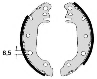 BREMBO S23569 Комплект гальмівних колодок