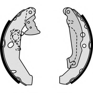 BREMBO S24518 Комплект гальмівних колодок