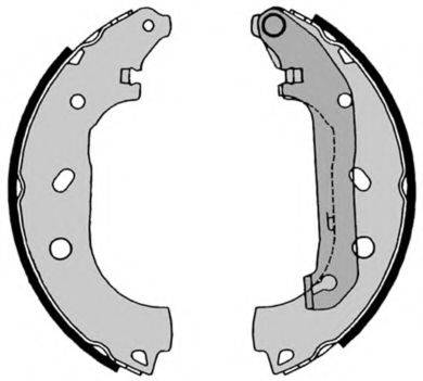 BREMBO S24539 Комплект гальмівних колодок