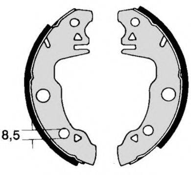 BREMBO S61531 Комплект гальмівних колодок