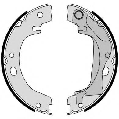 BREMBO S83560 Комплект гальмівних колодок, стоянкова гальмівна система