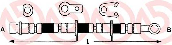 BREMBO T28019 Гальмівний шланг