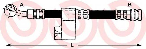 BREMBO T30016 Гальмівний шланг