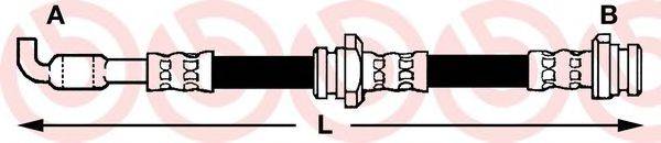 BREMBO T49018 Гальмівний шланг