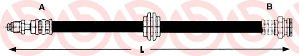 BREMBO T71007 Гальмівний шланг