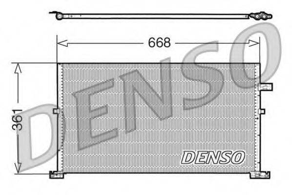 DENSO DCN10013 Конденсатор, кондиціонер