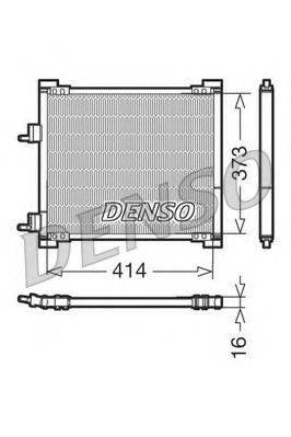 DENSO DCN10015 Конденсатор, кондиціонер